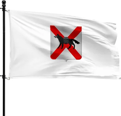 Imagen del producto de Bandera del municipio de Lierneux, 90 x 150 cm, de poliéster, para asta de bandera