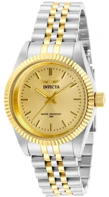 Produktbild von Invicta Specialty 29405 Damenuhr - Quarzwerk - Edelstahl mit goldenem Zifferblatt - 36 mm