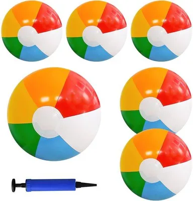 Productafbeelding van Set van 6 Opblaasbare Waterballen in Verschillende Maten