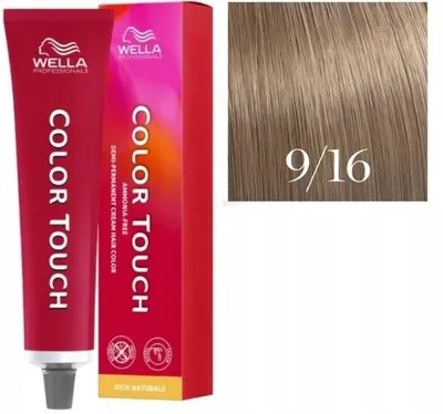 Productafbeelding van Wella Professionals Color Touch 9/16 Lichtblond Ashtint – professionele demi-permanente haarverf zonder ammonia, 60 ml