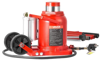 Image de Bidon de carburant VEVOR, 20 L, bidon d'essence avec bec verseur et poignée ergonomique, débit max. 6 l/min, réservoir d'essence en métal adapté à la plupart des voitures, motos, quads et véhicules tout-terrain, rouge, lot de 2