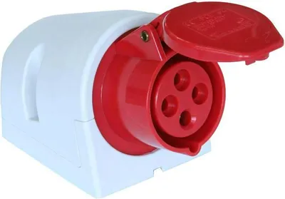 Obrázek produktu pro Pevná zásuvka 32A 4P 400V IP44 PCE 124-6