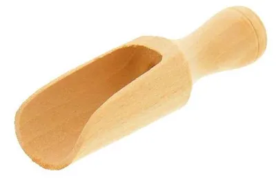 Holz-Dosierlöffel 7,5 cm, 12 Stück, Messlöffel für Gewürze