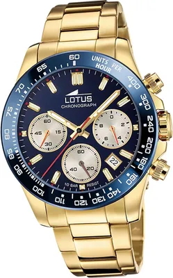 Produktbild von Lotus Edelstahl Herren Uhr Armbanduhr gold Elegant Classic D2UL18914/4