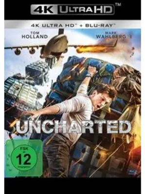 Produktbild von PLAION Uncharted (4K-UHD+Blu-ray), Film, Blu-ray, Deutsch, Englisch, 116 min, Uncharted, Abenteuer