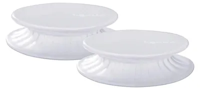 Productafbeelding van Lékué Elastische deksels, siliconen, wit, 2 stuks, 8,5 cm
