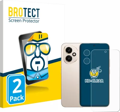 Produktbild von 2x Für Honor 400 (Display+Kamera) Schutzfolie BROTECT Displayschutz Display Schutz Folie Klar Transparent