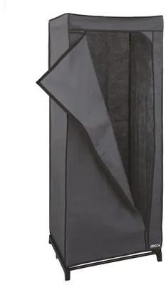 TNT-Stoff Kleiderschrank, faltbar, 150x60x50 cm, schwarz, stabil