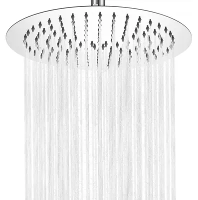 Immagine prodotto di Doccia a soffitto Regendusche, diametro 30 cm, acciaio inossidabile, regolabile a 360°, finitura cromata