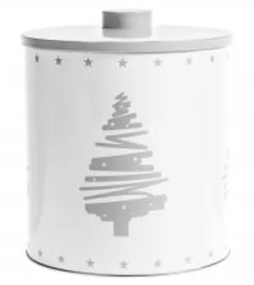 Immagine prodotto di H&H Albero Natale Barattolo In Latta, 16Xh20Cm