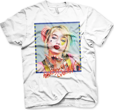 Produktbild von Harley Quinn Kiss T-Shirt - XX-Large - White