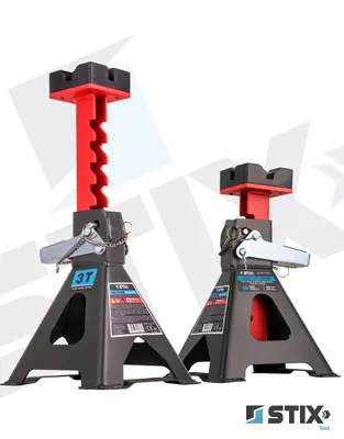 Produktbild von STIX JSC-3T 3 T 2x Unterstellböcke Höhenverstellbar 275–430 mm PKW SUV Wagenheber Ständer