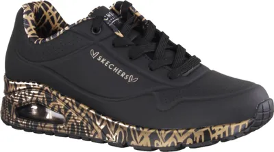 Produktbild von Damen Sneaker UNO-LOVING LOVE 155506/BKRG black/rose gold von SKECHERS von Größe 37 bis 41