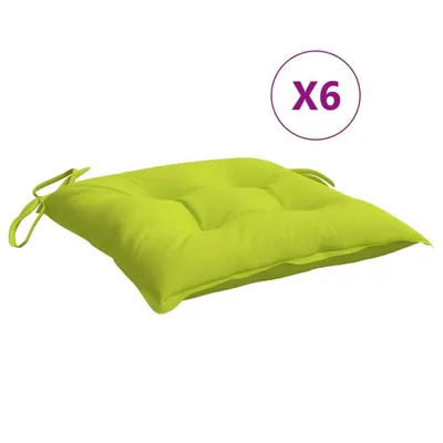 Immagine prodotto di vidaXL Cuscini per pallet 6 pz. Tessuto Oxford verde chiaro 50x50x7 cm