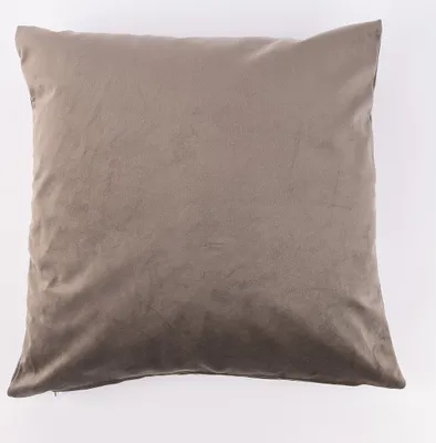 Produktbild von Kissenhülle Duval Samtkissen taupe 40x40cm