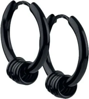 Produktbild von etNox Ohrring Damen Creole Ringe schwarz Standard