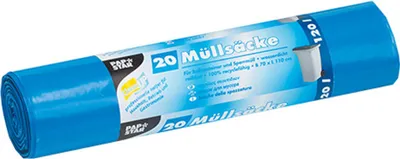 Produktbild von STARPAK Müllsäcke HDPE 120 Liter blau 50 Säcke