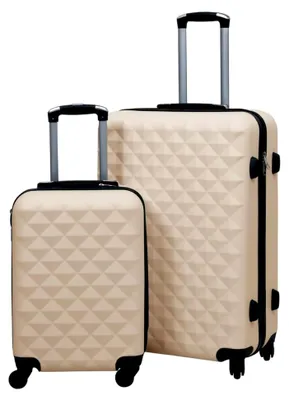 Produktbild von Hartschalen-Trolley-Set 2 Stück, Golden, ABS, 7,2 kg