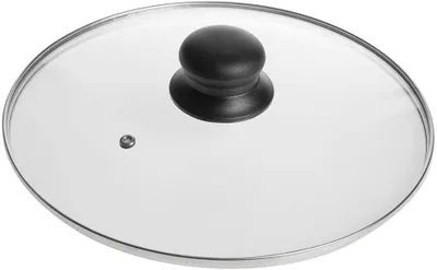 Productafbeelding van Glazen Pannendeksel - Universeel Deksel - Koken - Stoomafvoer - 20 cm - Transparant