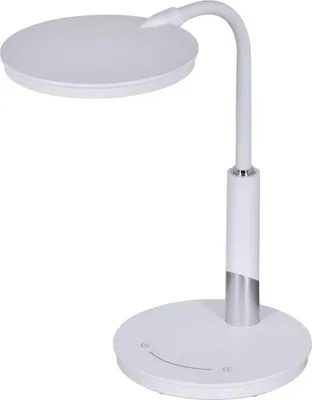 Zdjęcie produktu dla Activejet Lampka biurkowa LED AJE-RAYA RGB WHITE, Biały, Syntetyk, Sypialnia, Pokój dziecięcy, Jadalnia, Domowe biuro, Salon, Biały, IP20, 64 szt.
