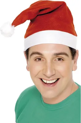 Produktbild von Smiffys - Weihnachtsmütze - Kostüm-Zubehör SM174 (Einheitsgröße) (Rot/Weiß)