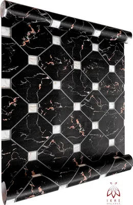 Produktbild von Tapete 4,5m² / Selbstklebende Tapete, Klebefolie, Aufkleber (1 x Rollen - 0,8mm Stärke) große Auswahl, Breite 45cm Lange 10m (35098)