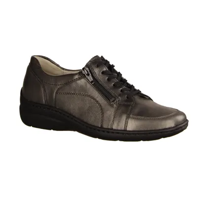 Produktbild von Waldläufer Hania 931003-014 Pro Aktiv Damen, Schnürer, Schifer, Leder NEU - Damenschuhe Bequeme Schnürschuhe, Grau, leder (trudy)