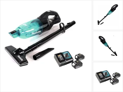 Produktbild von Makita DCL281 FRTB Akku Staubsauger 18V + 2x Akku 5,0Ah + Ladegerät