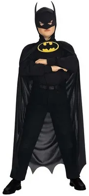 Produktbild von Max Bersinger 834-80-030, Maskenkostüm, Kind, Männlich, Superheld, Batman: Dark Knight Trilogy, Schwarz
