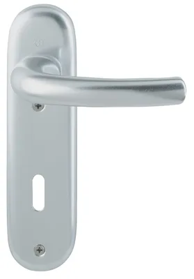 Immagine prodotto di Set di rosette corte Tôkyô 1710/273KP Alu.F1 OB rd maniglia a leva grt.HOPPE