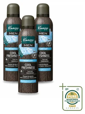 Productafbeelding van 3 x Kneipp Men Cool Freshness douchefoam - 200 ml - Voordeelverpakking - 3 stuks