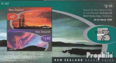 Produktbild von Briefmarken Neuseeland 1999 Mi Block89 (kompl.Ausg.) postfrisch Briefmarkenausstellung