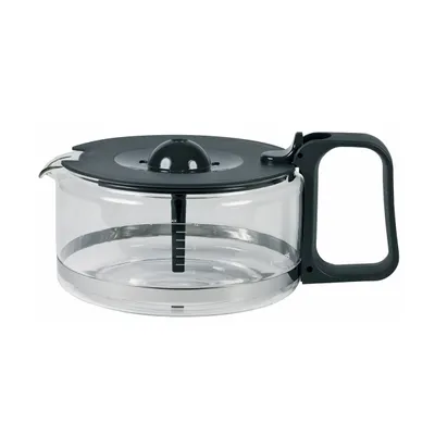 Produktbild von Kaffeekanne Glaskanne Kanne Filterkaffekanne Ersatzkanne Glas Kunststoff transparent dunkelgrau ORIGINAL Philips 996510074348 Filterkaffeemaschine Kaffeemaschine Cafe Gourmet uvm
