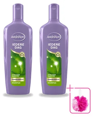 Immagine prodotto di 2 flaconi di shampoo Andrélon "Ogni Giorno" - 300 ml ciascuno - confezione risparmio - 2 pezzi