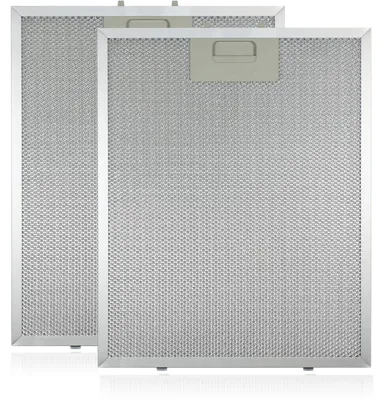 Metall-Fettfilter 2er-Pack 320x260 mm für Dunstabzugshauben