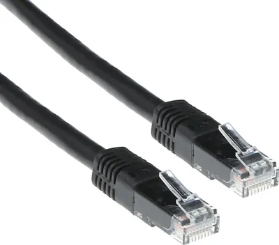 Immagine prodotto di Cavo di rete ACT 1,50 m Cat6a UTP 1,5 m Cat6a U/UTP (UTP) nero (IB3551)