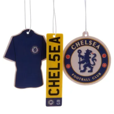 Produktbild von Chelsea FC Lufterfrischer (3 Stück/Packung) TA245 (Einheitsgröße) (Blau)