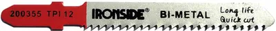 Produktbild von IRONSIDE HSS-Stichsägeblätter für Metall 118BF, 5 Stück