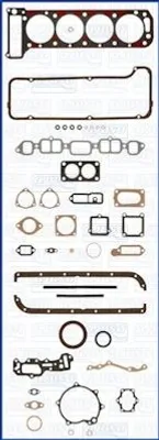 Produktbild von AJUSA 50019500 Motor-Dichtungsvollsatz Dichtsatz für OPEL MANTA B (58, 59) KADETT C Coupe ASCONA B (81, 86, 87, 88) REKORD E (17-19, 11, 14, 16)