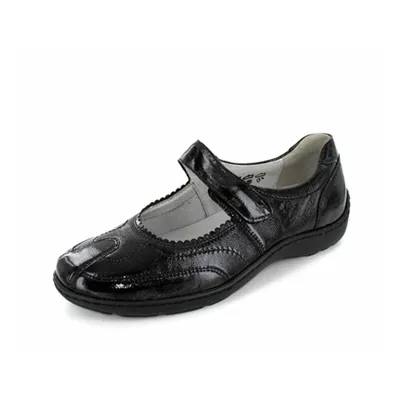 Produktbild von Waldläufer Henni Ballerina Klettver., , schwarz, Pro-Aktiv Fussbett, Weite H 496302-143-001 39