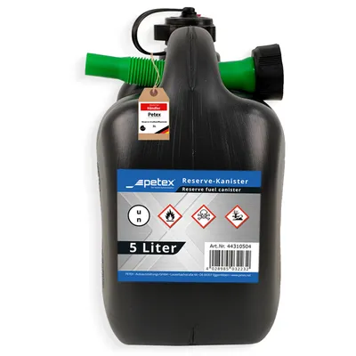 Produktbild von PETEX Reserve-Kraftstoff Kanister, 5 Liter, schwarz
