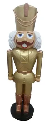 Produktbild von Nussknacker 180cm Soldat Statue Weihnachten Skulpturen Statuen Dekoration Deko