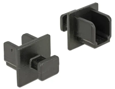 Produktbild von DeLOCK 64010, Schwarz, Polypropylen, 12,2 mm, 15,2 mm, 12 mm, Polybag