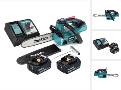 Produktbild von Makita DUC 254 RG Akku Kettensäge 18 V 25 cm Brushless + 2x Akku 6,0 Ah + Ladegerät