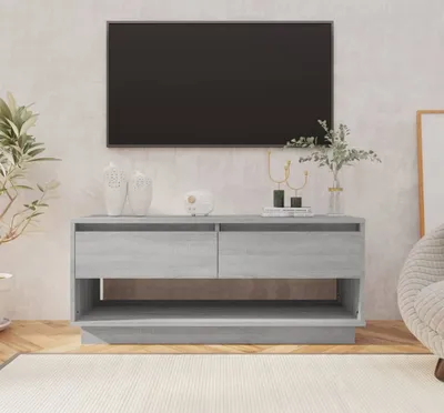Obrázok produktu pre Maison Exclusive - TV skrinka sivá Sonoma 102x41x44 cm drevený materiál
