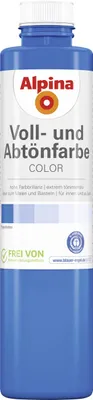 Produktbild von Alpina Color Abtönfarbe royal blue seidenmatt 750 ml