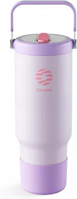 Produktbild von Fjbottle Thermos-Trinkflasche mit Strohhalm 1200 ml