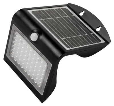 Produktbild von 4 W LED-Solarstrahler mit Bewegungsmelder für Außenbeleuchtung und Nachtsicherheit.