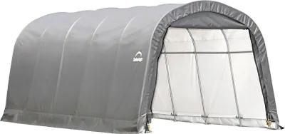 Obrázok produktu pre Fóliová garáž Shelter Logic Round Top, 22,57 m² sivá 610 x 370 x 240 cm (d x š x v)