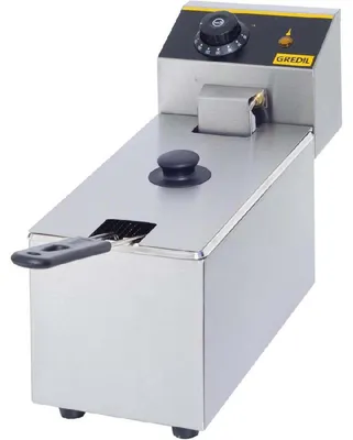 Immagine prodotto di Friggitrice GREDIL, 3 litri, dimensioni 170 x 420 x 270 mm (LxPxA)